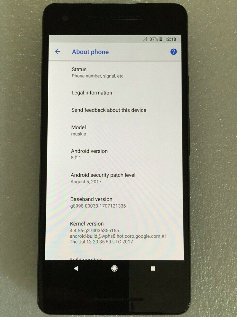 HTC Pixel 2 XL prototype