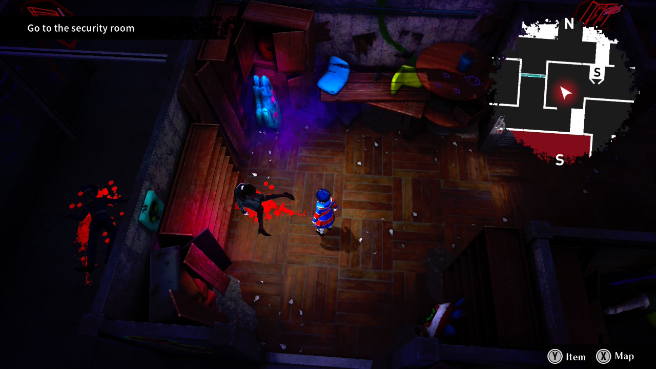 Rei Shimobe explores a horror environment in Shuten Order