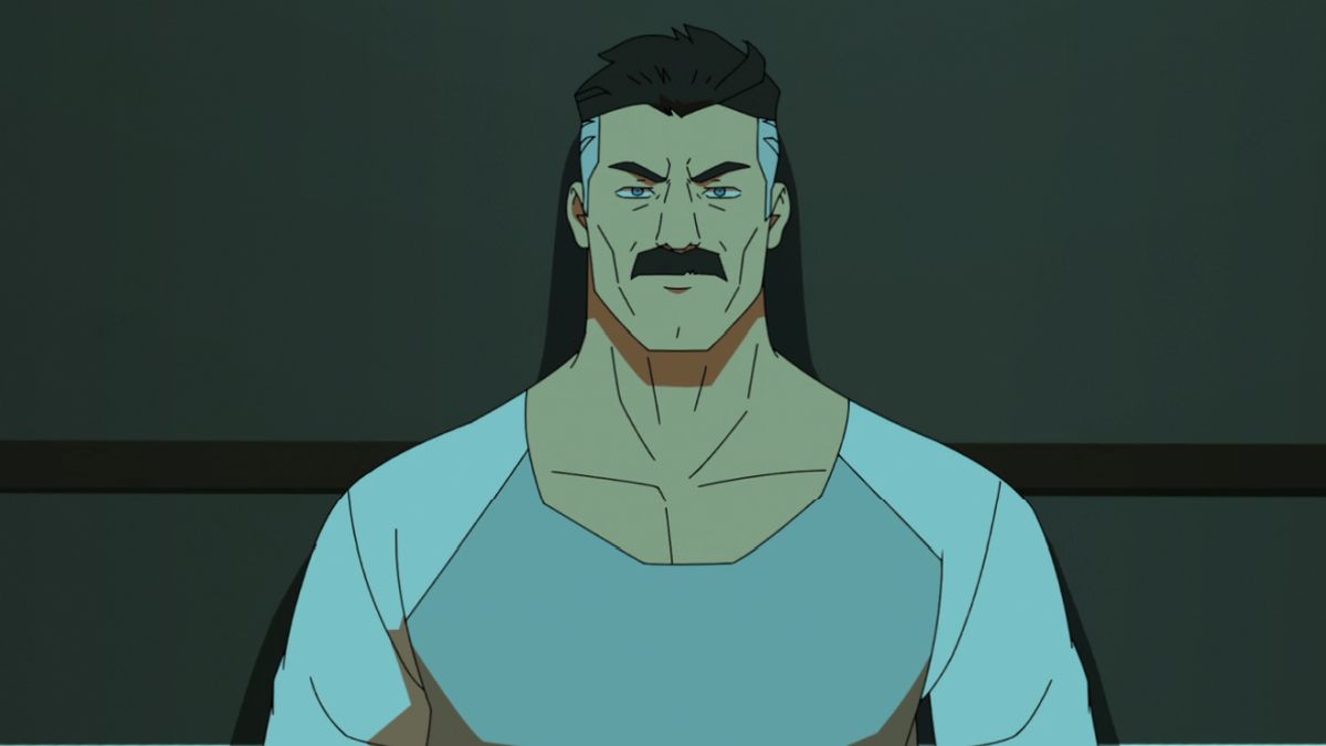 Omni-Man in his cell in Invincible. 