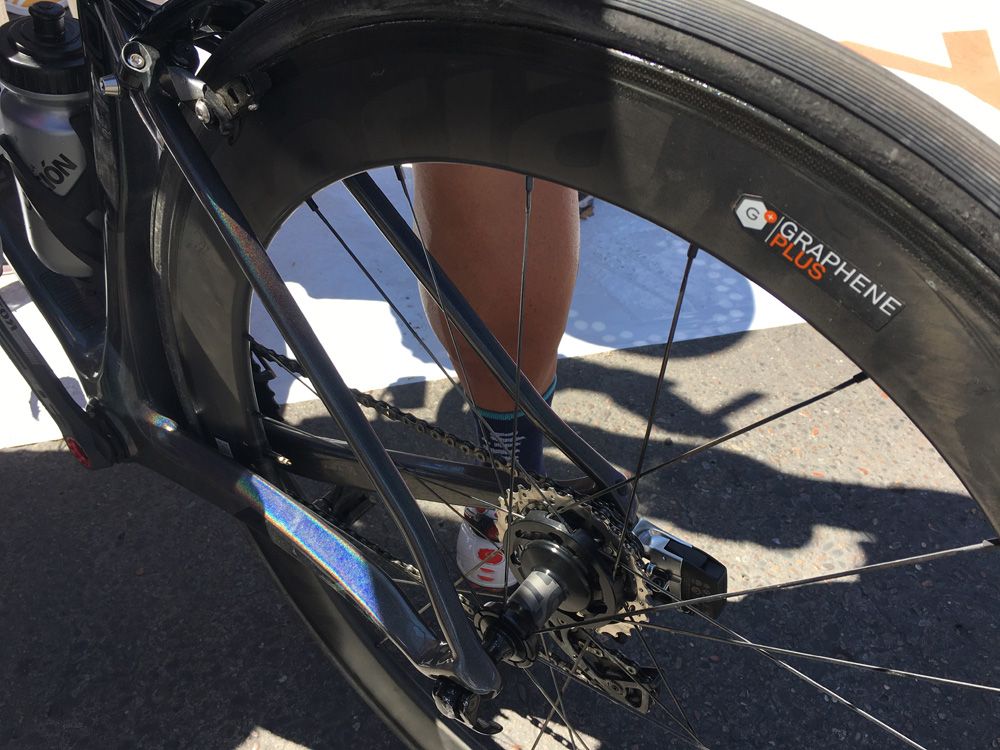 These Vittoria wheels are made from Graphene