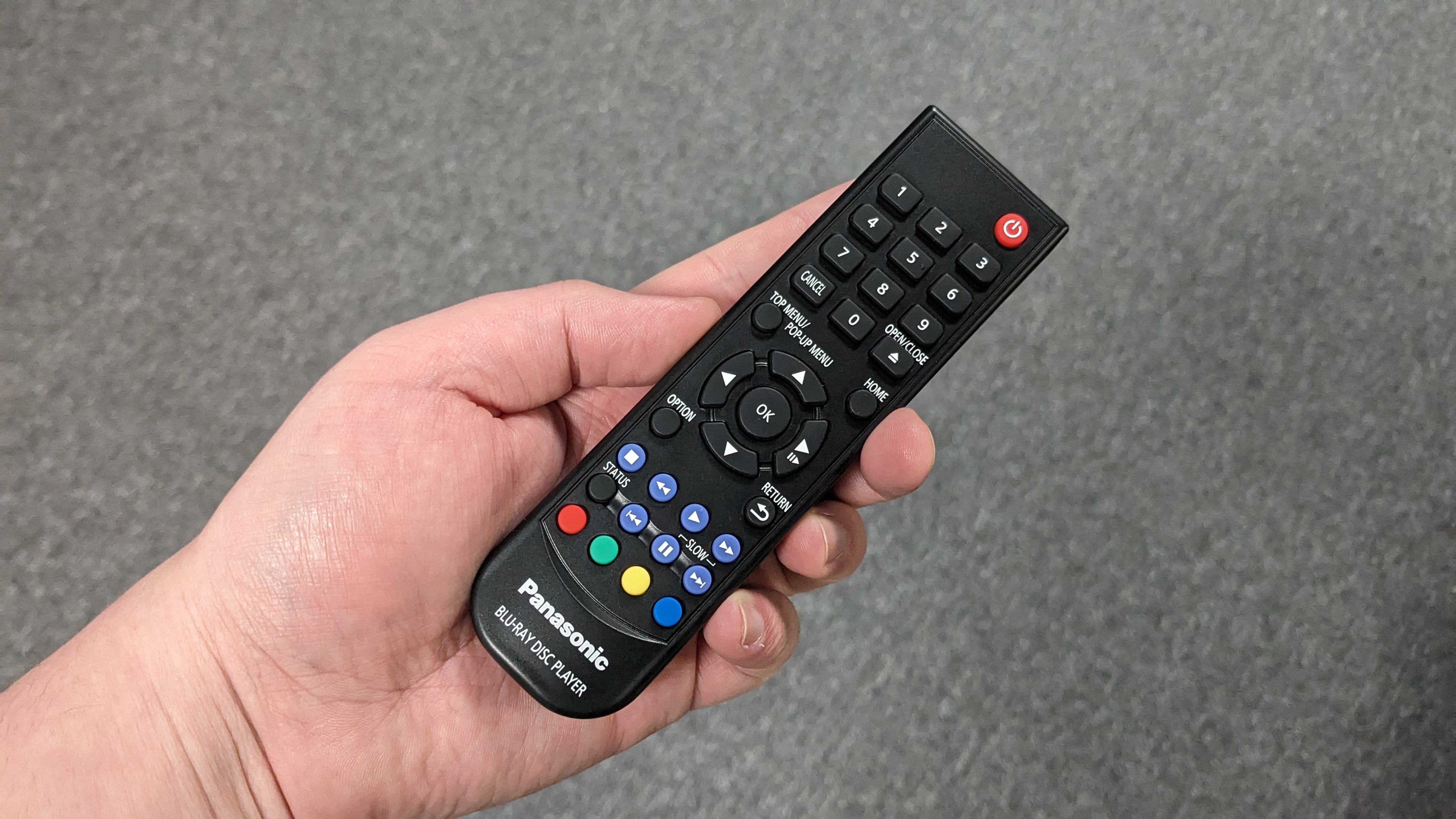 Panasonic DP-UB154 remote control
