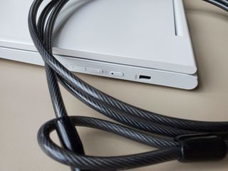 A laptop lock cable