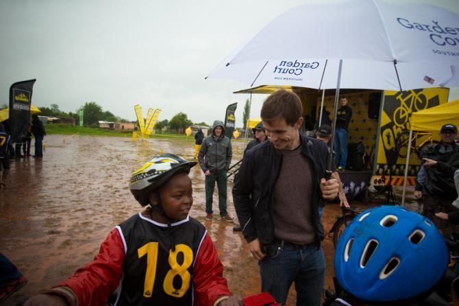 Riders meet the competitors