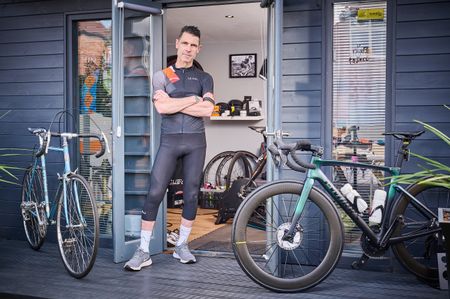 David Rhead standing in his training room 