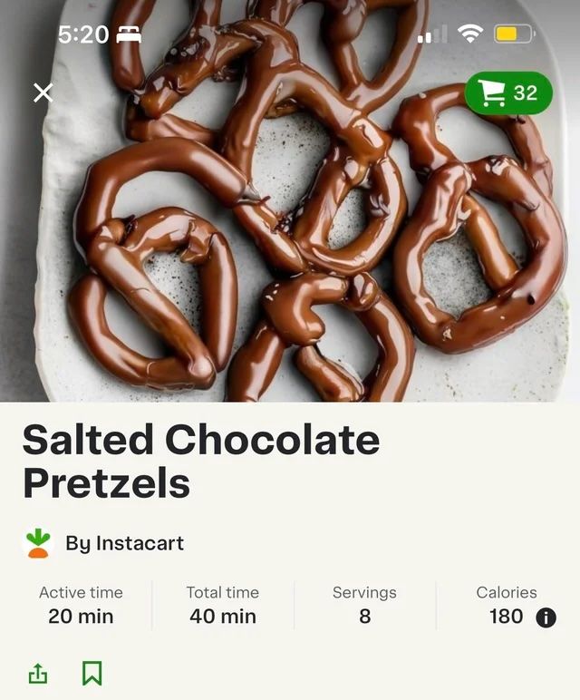 AI-generated images of food