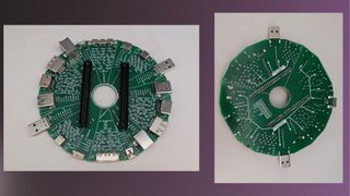 A picture of a USB tester with 12 different connector types.