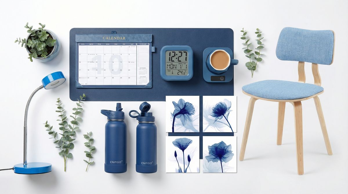 True blue: 20 items for your eclectic 0000FF assemblage to work from home