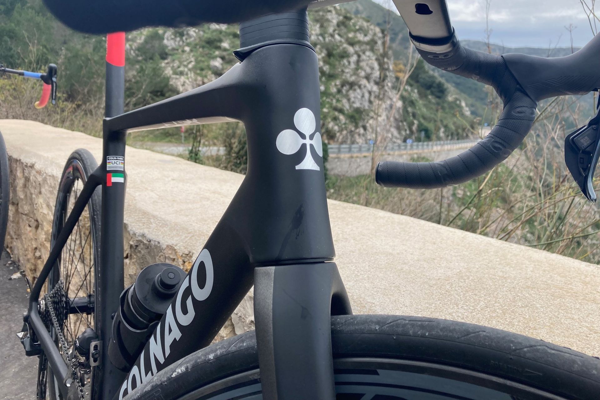 Colnago V4RS head tube