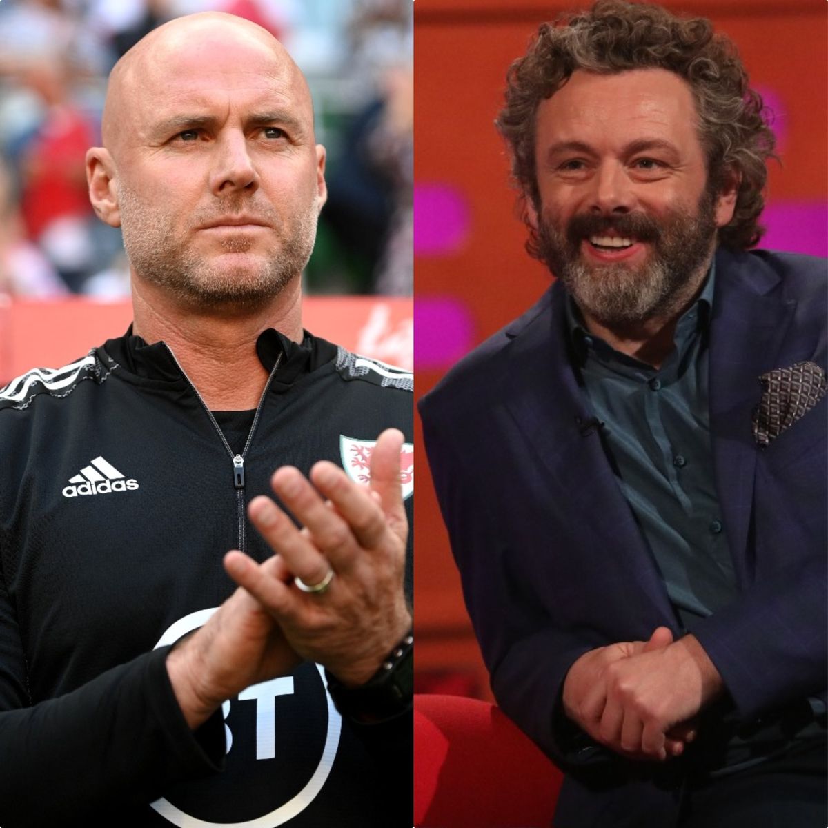 Rob Page and Michael Sheen