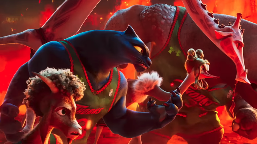 the Thorns with their game faces on (profile view) in Sony Pictures Animation's Goat 