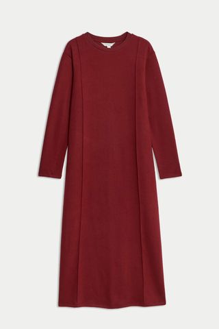 M&S Jersey Round Neck Midi Column Dress