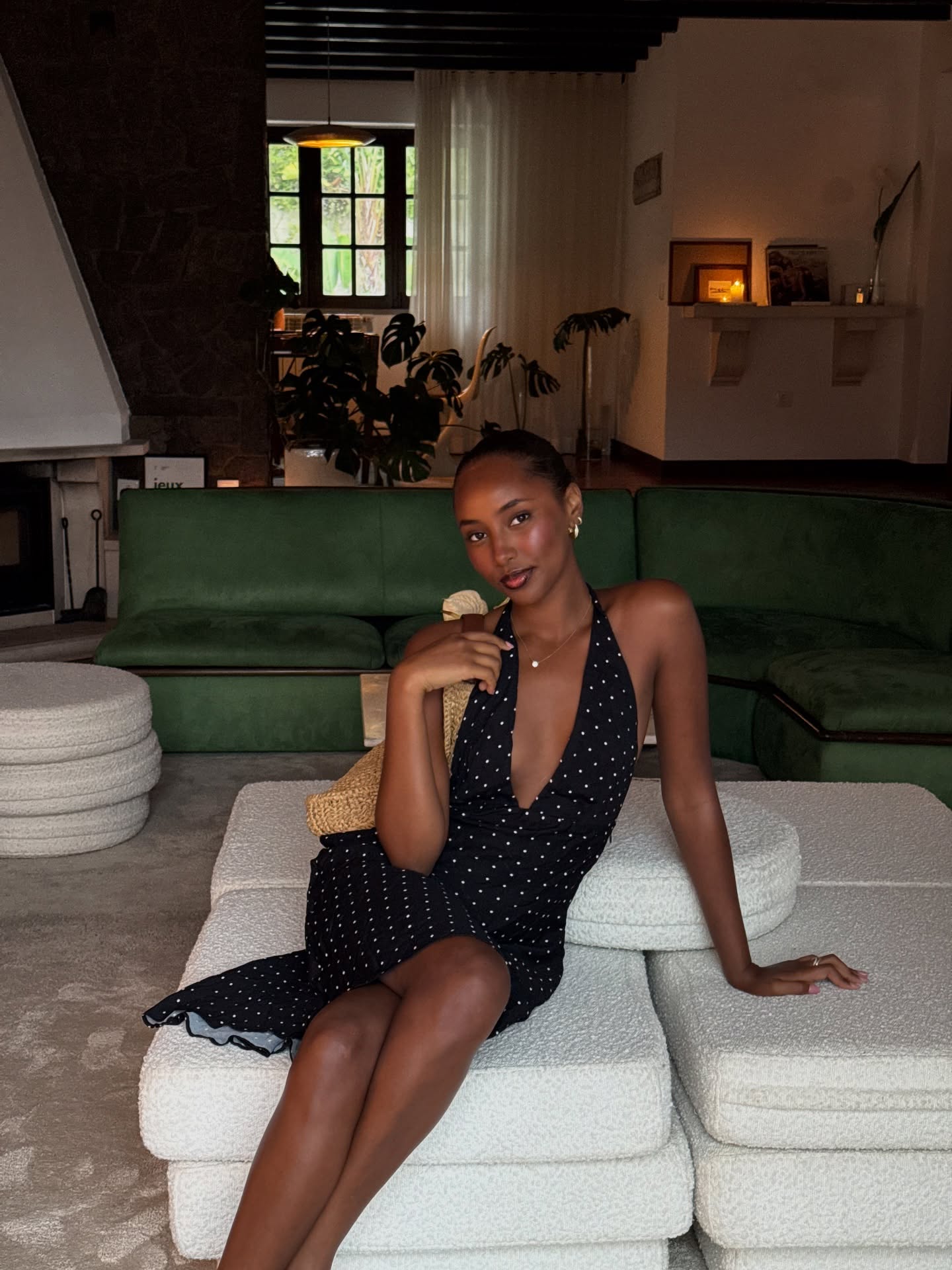 Rayan Xasan with glowing skin and flushed cheeks