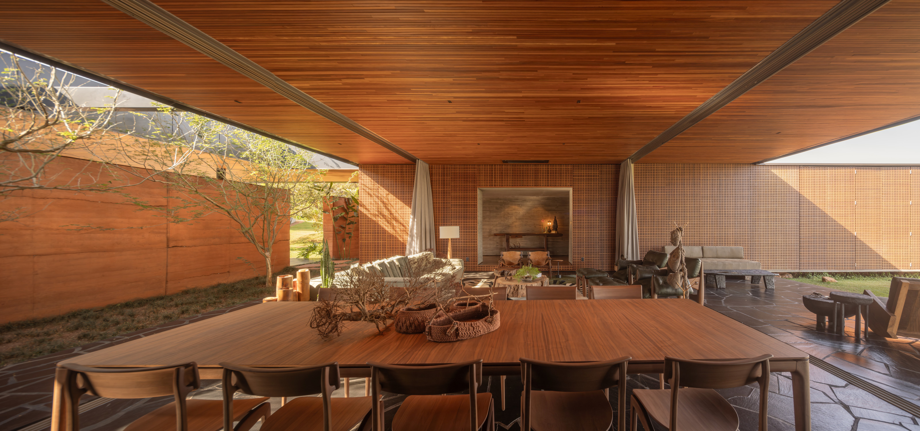 The main open plan living space