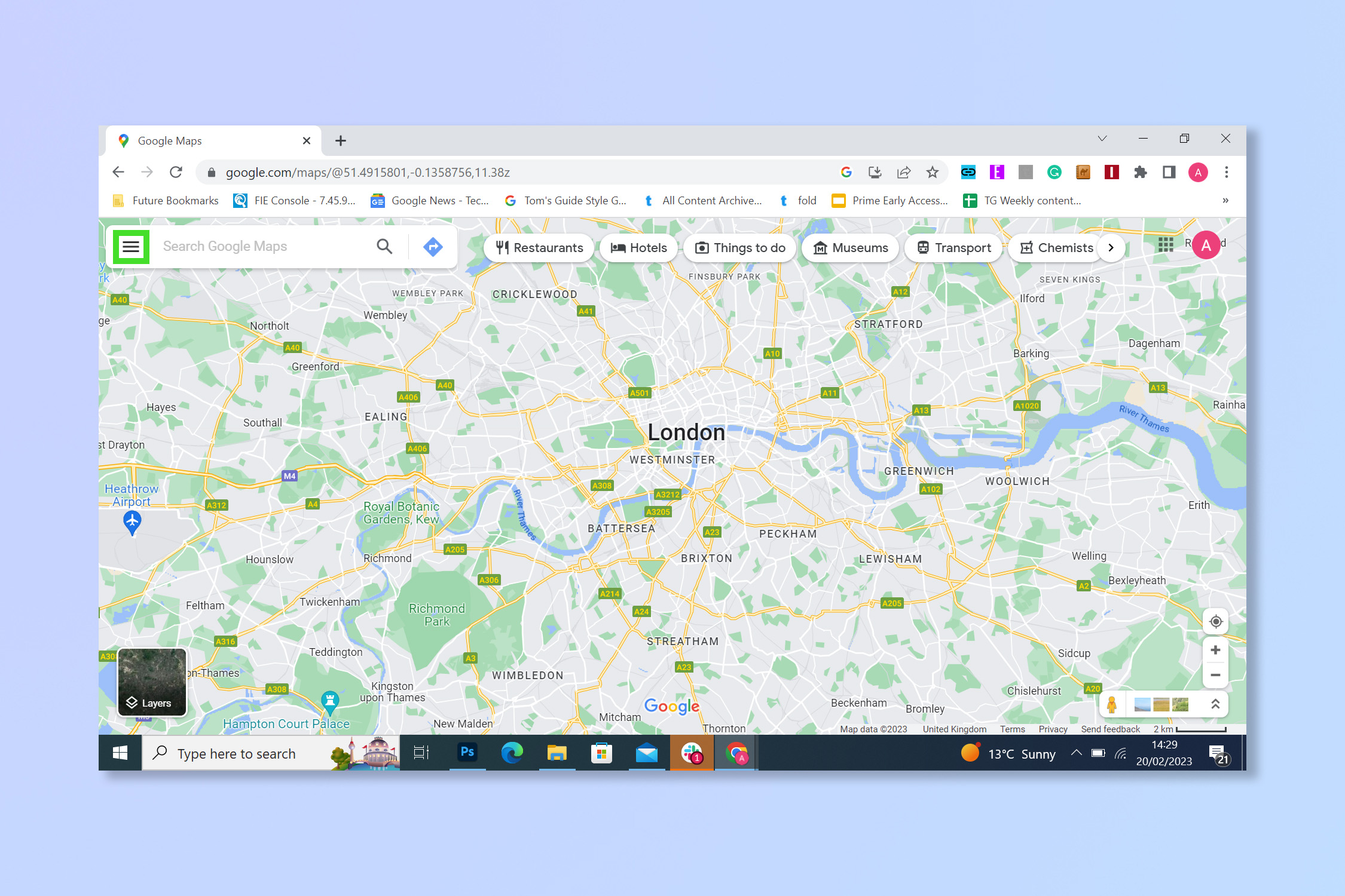 El primer paso para eliminar el historial de ubicaciones en Google Maps