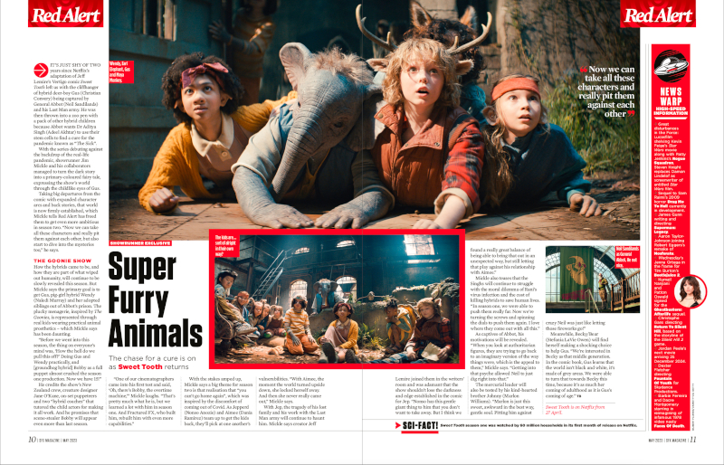 Sweet Tooth's Wendy, Earl Elephant, Gus and Maya Monkey.