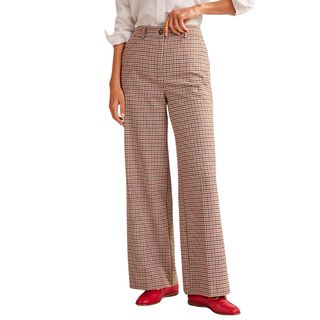 Boden check trousers