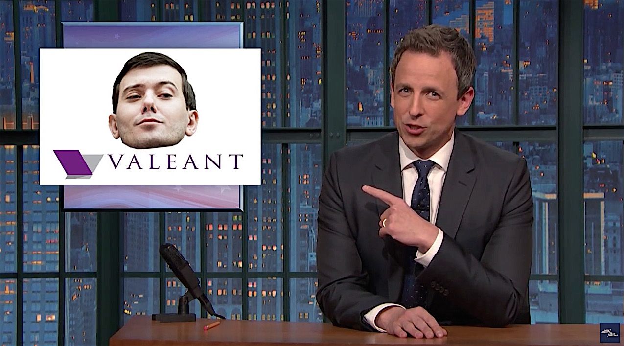 Seth Meyers checks in on Martin Shkreli