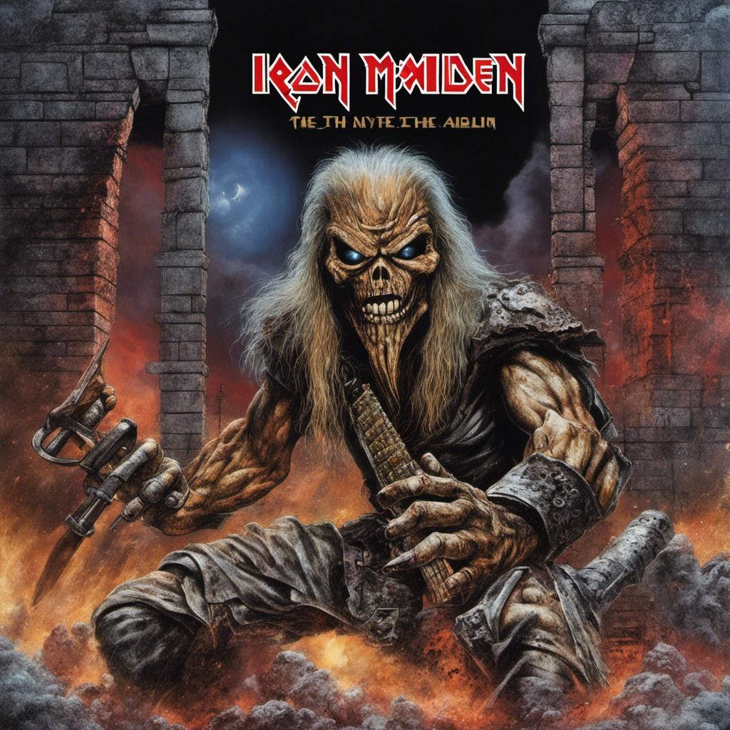 AI generated Eddie on an Iron Maiden cover