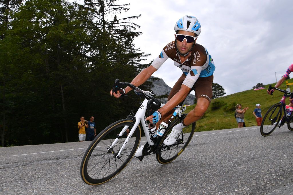 MEGEVE FRANCE AUGUST 16 Mickael Cherel of France and Team Ag2R La Mondiale during the 72nd Criterium du Dauphine 2020 Stage 5 a 1535km stage from Megeve to Megeve 1458m dauphine Dauphin on August 16 2020 in Megeve France Photo by Justin SetterfieldGetty Images
