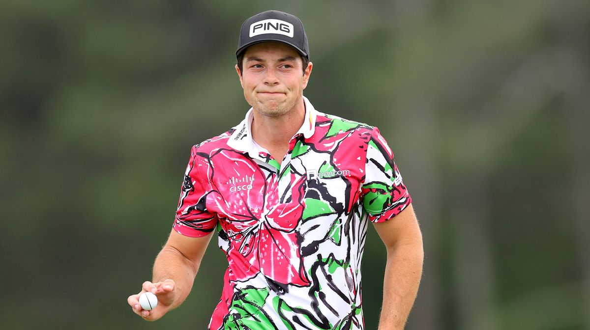 Viktor Hovland was made up to be playing with his hero - and now he ...