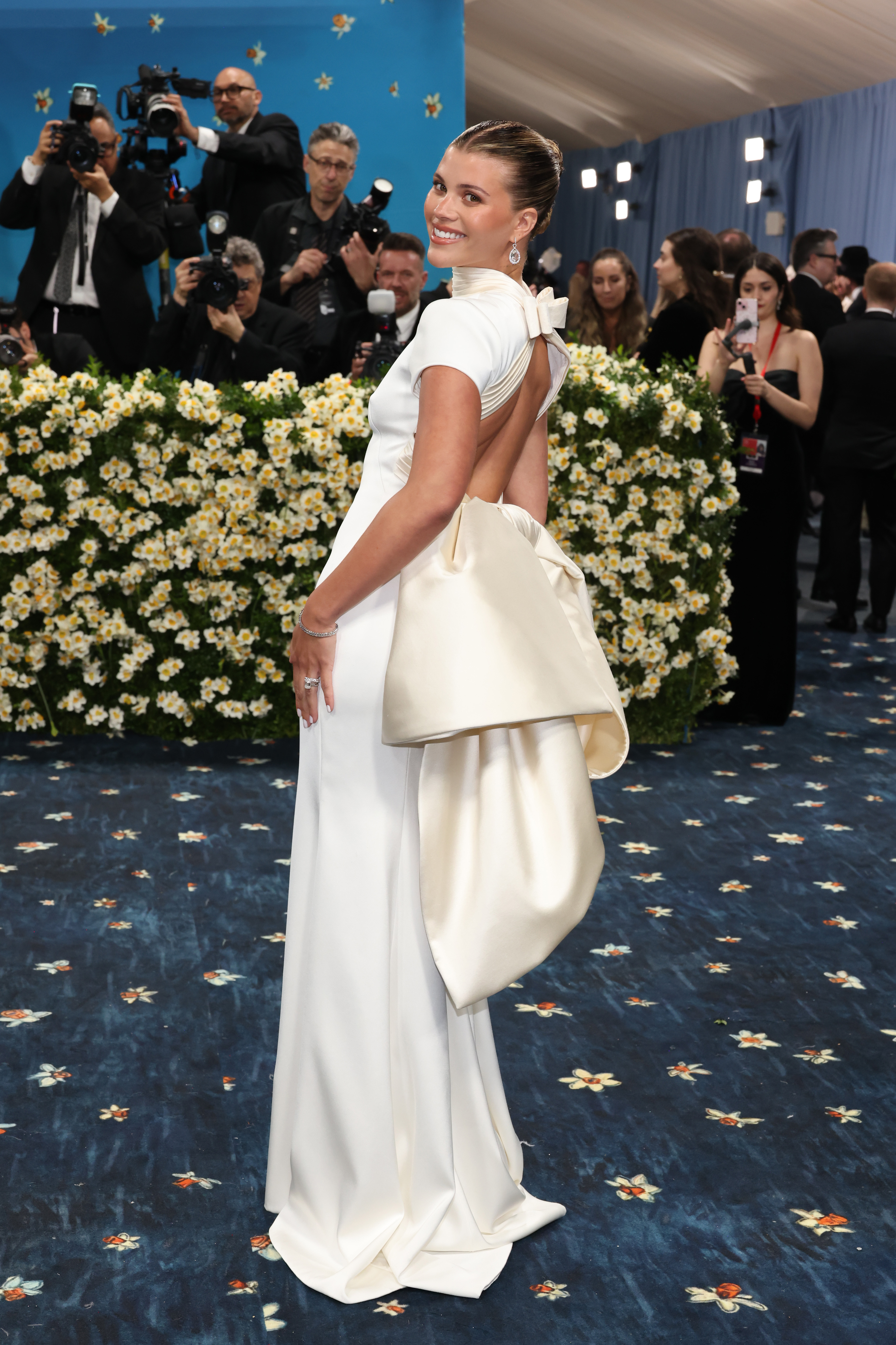 Sofia Richie attends the 2025 Met Gala Celebrating "Superfine: Tailoring Black Style" at Metropolitan Museum of Art on May 05, 2025 in New York City. (Photo by John Shearer/WireImage)