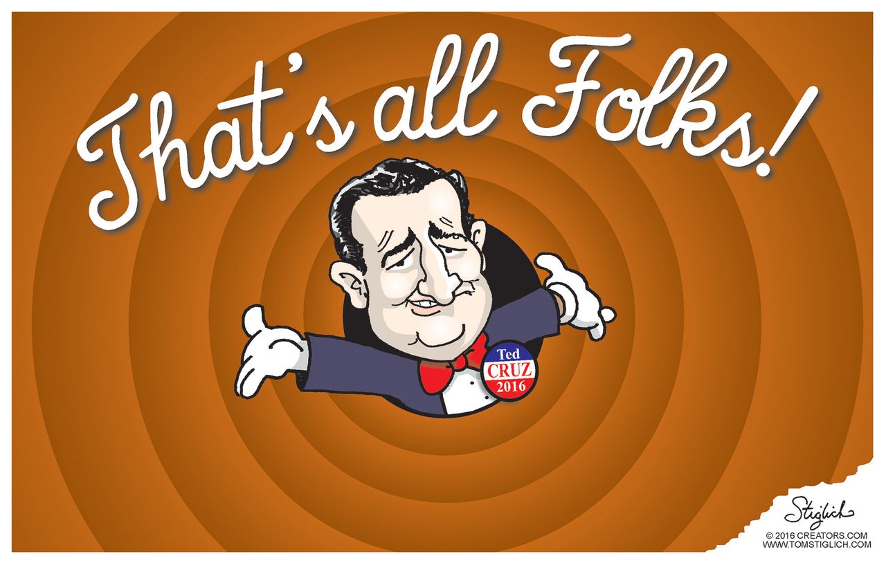 Political Cartoon U.S. Cruz Campaign