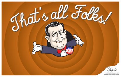 Political Cartoon U.S. Cruz Campaign