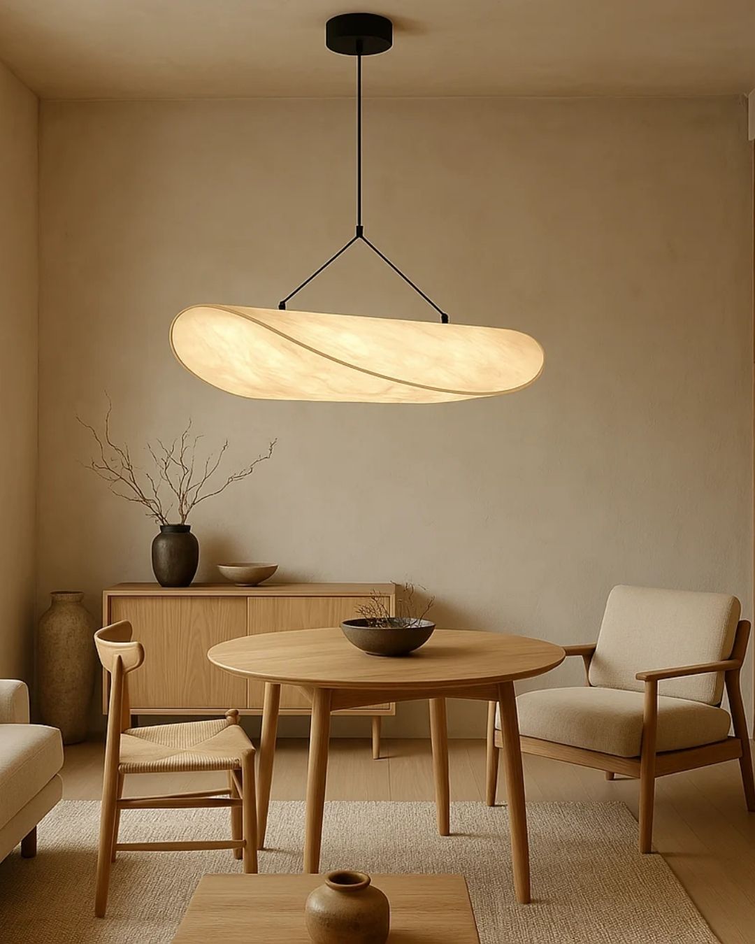Havelalights Japandi Pendant Light.