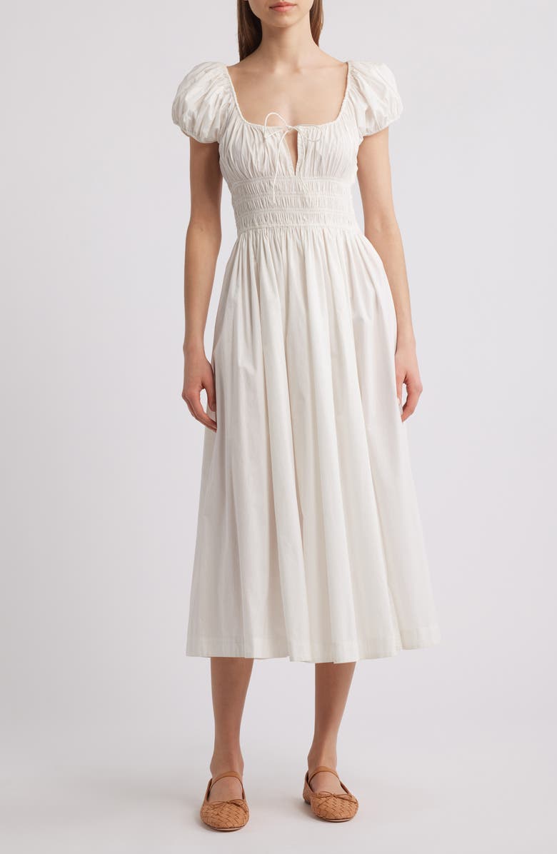 Quinn Organic Cotton Poplin Maxi Dress
