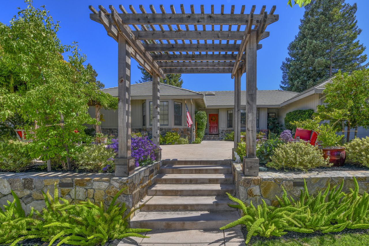 A home for sale in Napa, California.