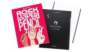 Rock, Paper, Pencil iPad accessory; a package of iPad art supplies