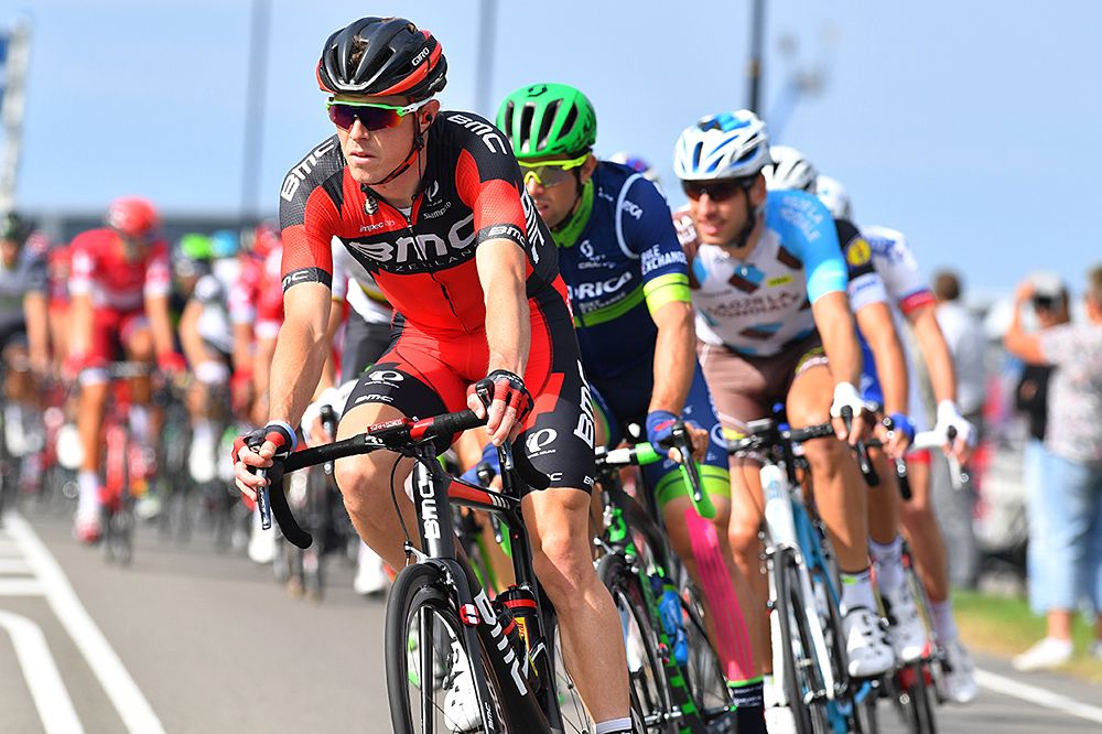 Rohan Dennis (BMC) leading the field at Eneco Tour