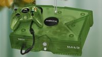 Green Xbox Console Christmas decoration