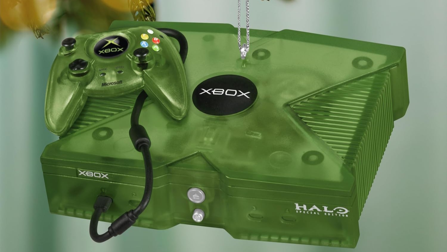 Green Xbox Console Christmas decoration