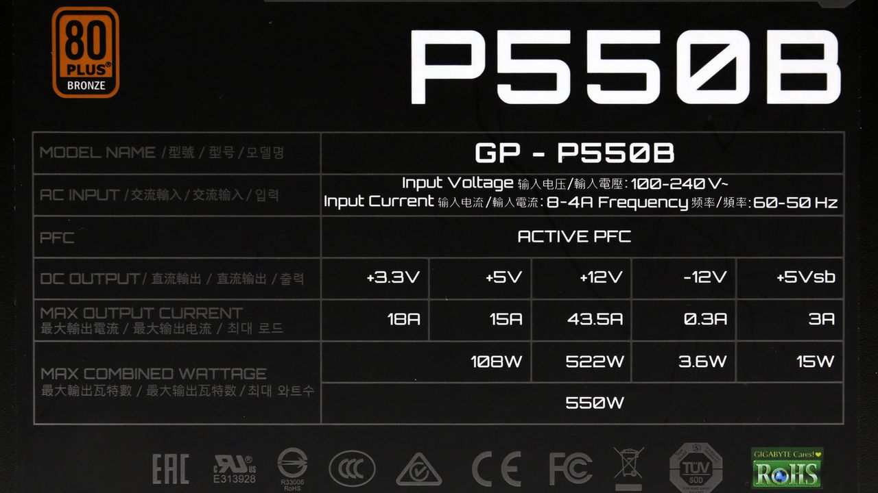 Gigabyte P550B