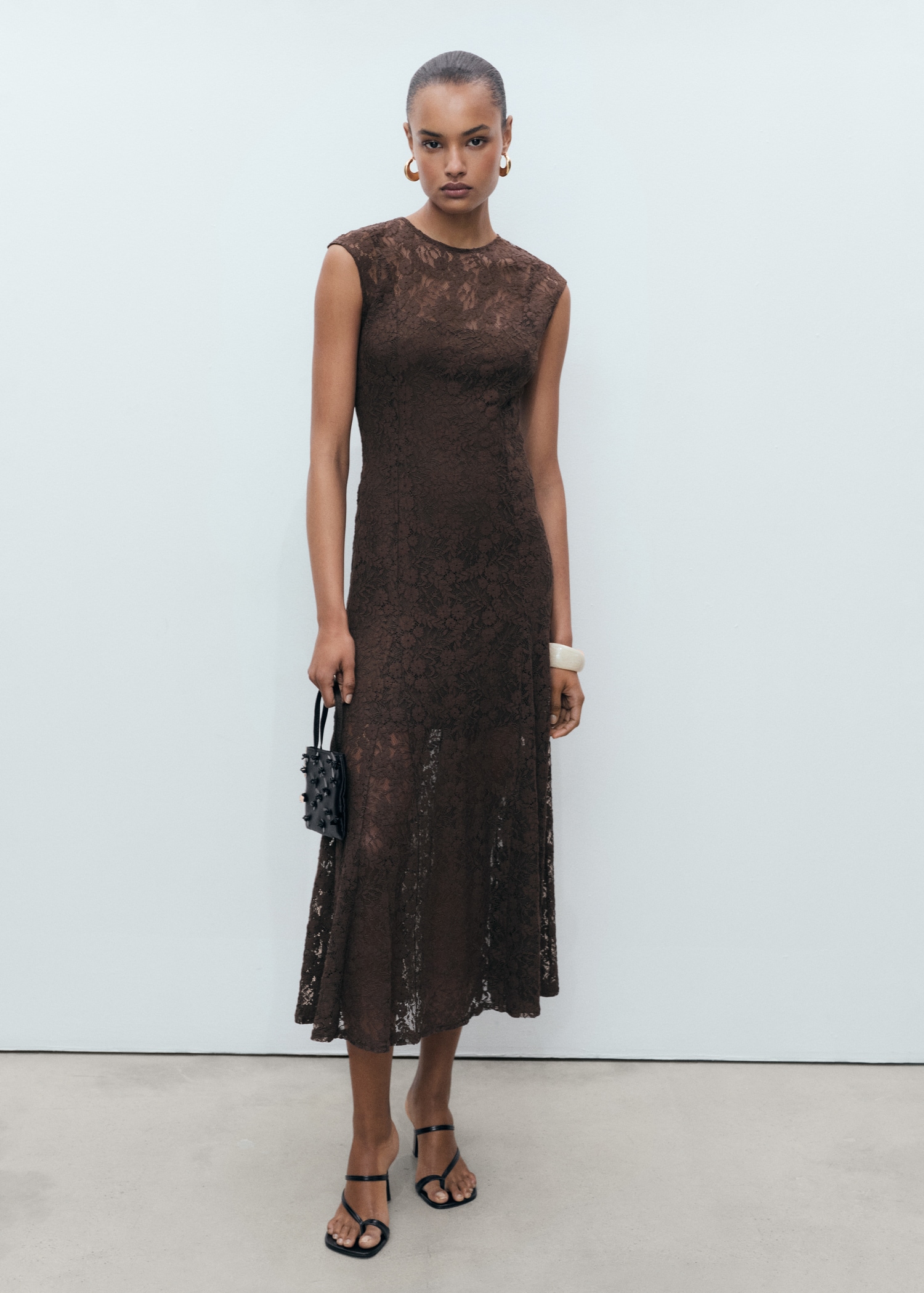 MANGO, Lace A-Line Dress - Women | Mango Usa