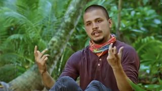 Jesse Lopez in a confessional on Day 1 on Survivor 43