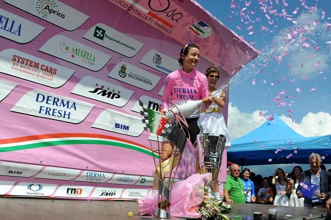 Marianne Vos (Rabo-Liv Woman Cycling Team) wins the Giro Rosa