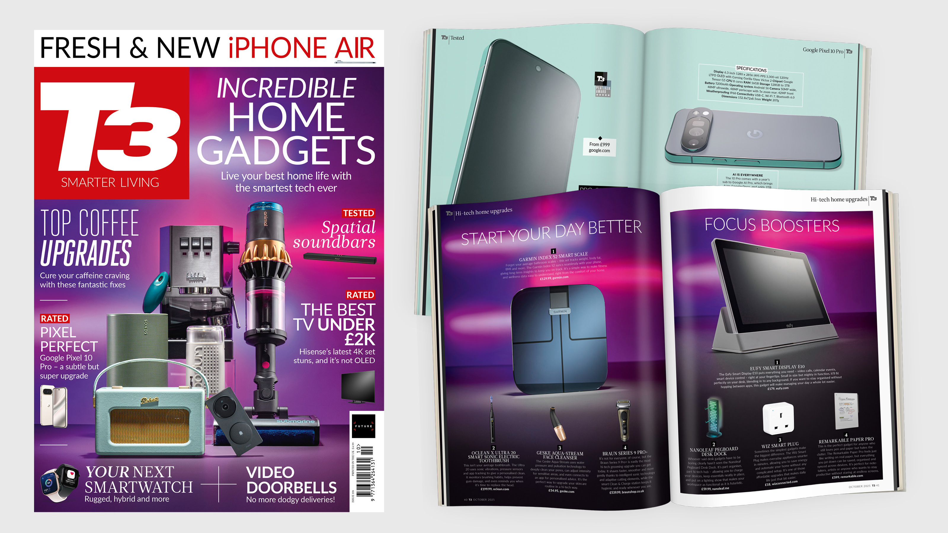 The latest issue of T3 magazine