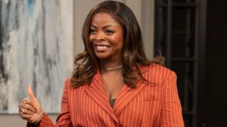 Janelle James giving a thumbs up on Abbott Elementary.