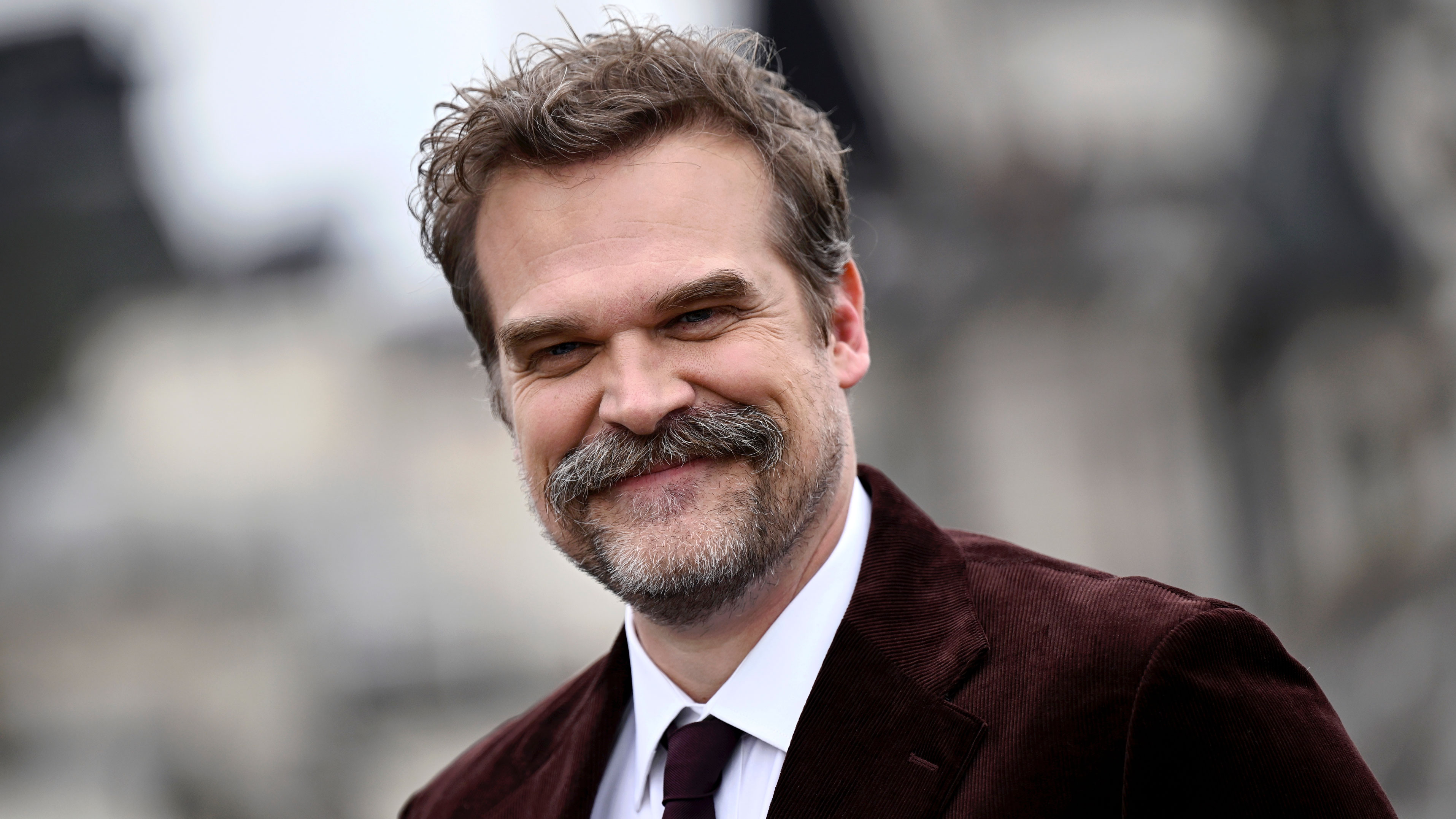 LONDON, ENGLAND - APRIL 24: David Harbour attends the &quot;Thunderbolts*&quot; Photocall at the Corinthia Hotel London on April 24, 2025 in London, England. (Photo by Gareth Cattermole/Getty Images)