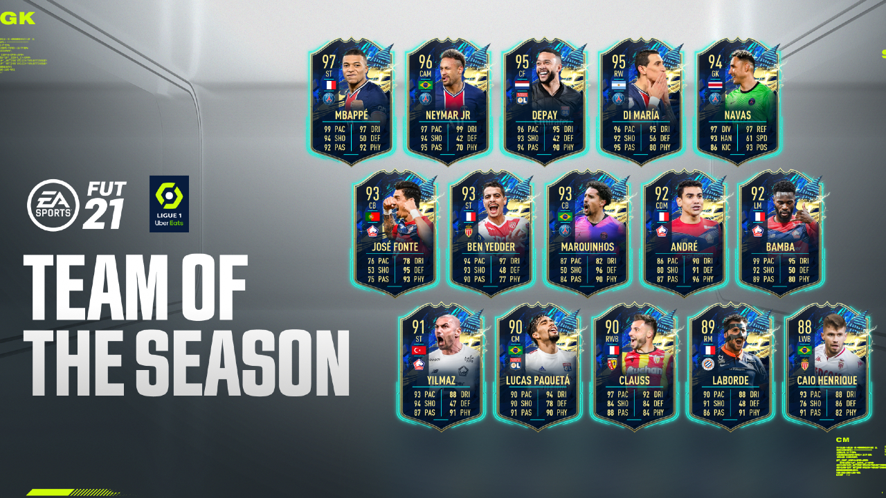 Fifa 21 Tots Guide 97 Rated Mbappe Heads Ligue 1 Team Of The Season Gamesradar