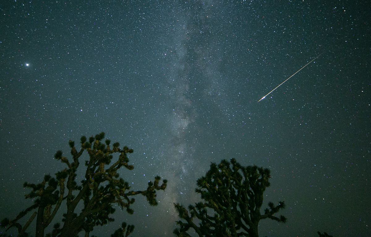 Perseid meteor shower peaking now, but bright moon will get in the way