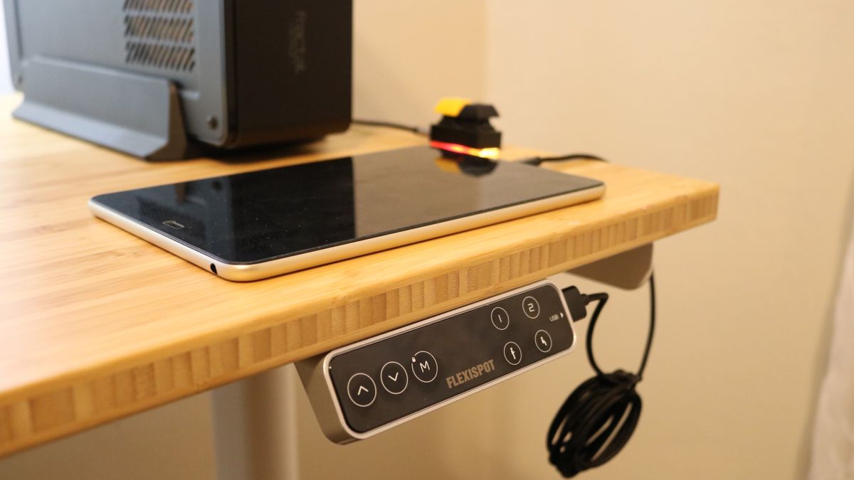 FlexiSpot Kana Pro Bamboo Standing Desk Review | TechRadar