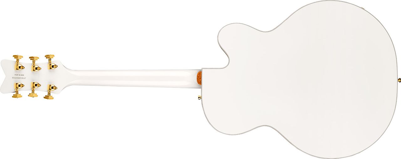 Gretsch G6136TG-LH Players Edition Falcon Hollow Body with String-Thru Bigsby and Gold Hardware White
