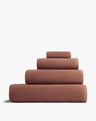 Soft Rib Towels - Clay / Bath Sheet