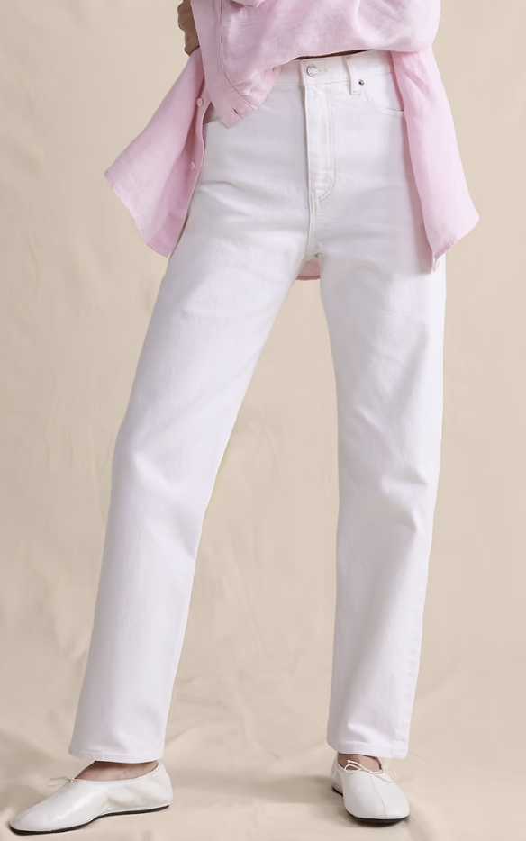 Banana Republic, High-Rise 90s Straight Jean