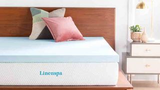 Best bed toppers: Linenspa Gel-Infused Mattress Topper