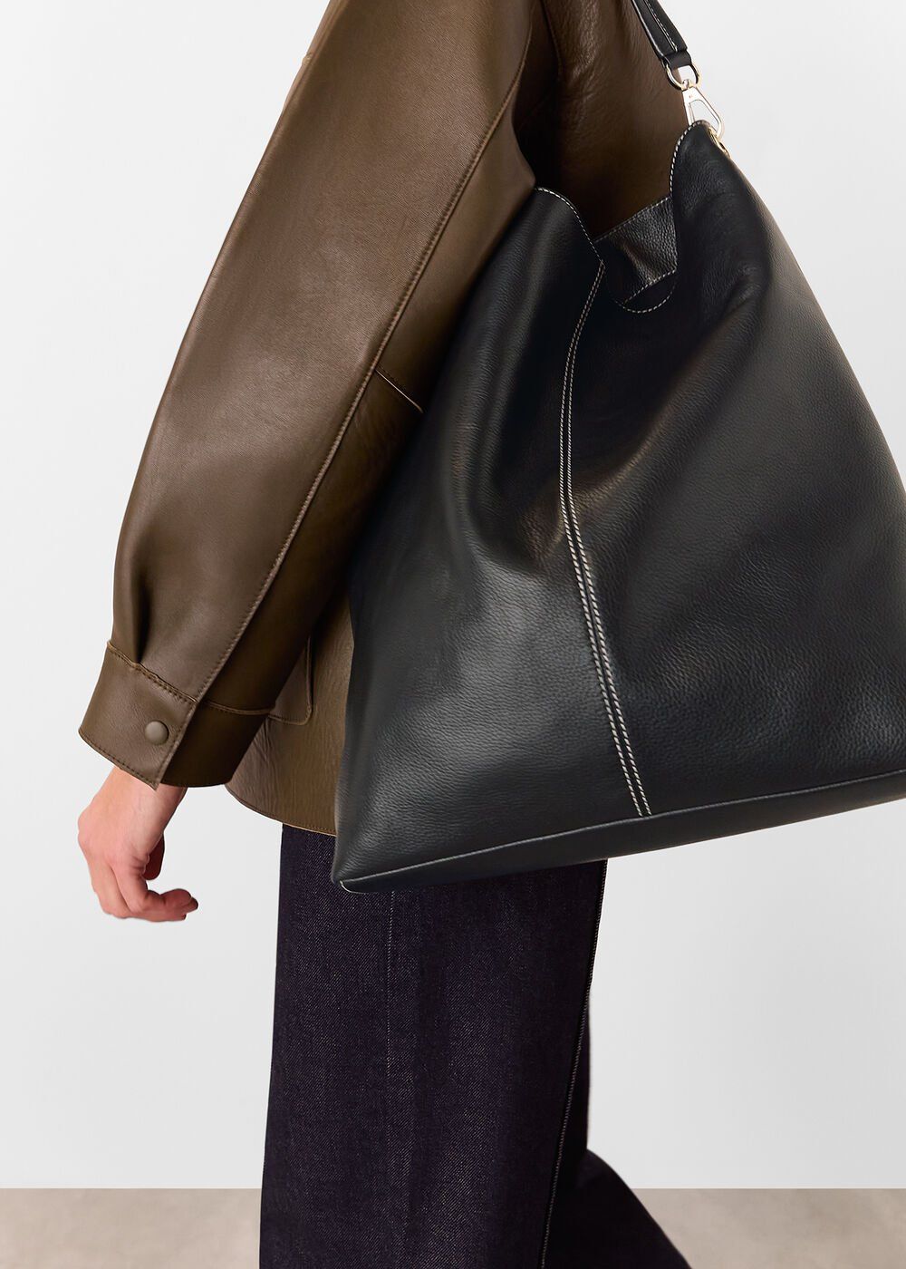 Black Kamil Tote Bag
