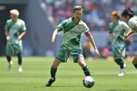 TOKYO, JAPAN - JUNE 13: #11 MIURA Kazuyoshi of J2･J3 EAST-B in action during the J.LEAGUE All-Star DAZN Cup at MUFG Stadium on June 13, 2026 in Tokyo, Aomori, Japan. (Photo by J.LEAGUE/J.LEAGUE via Getty Images)